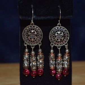 Mandala Dangle Earrings